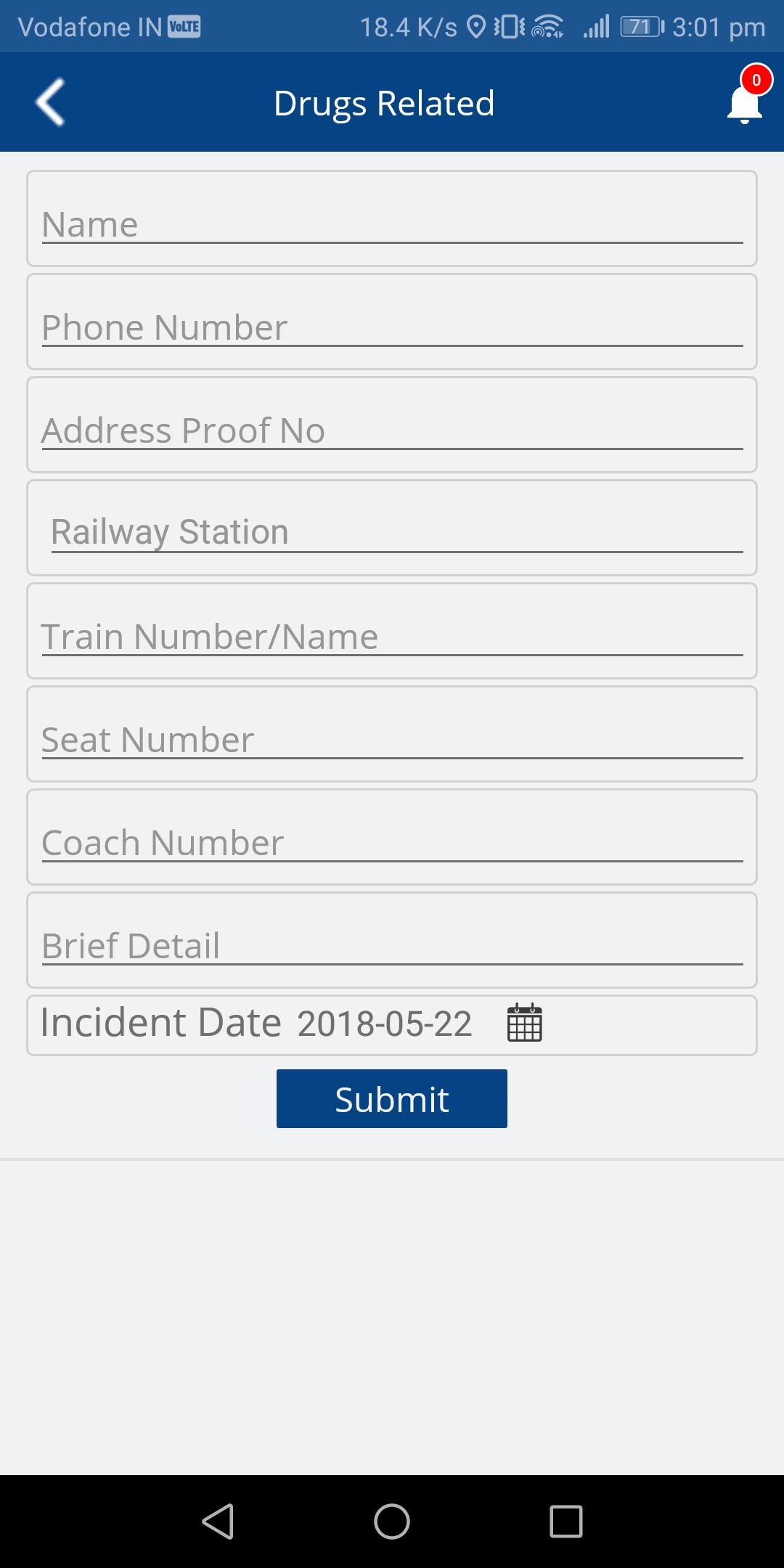Gujarat Railway Police Form App.