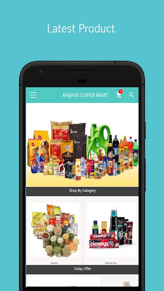 Anjani Super Mart- Online Groceries Shopping App.
