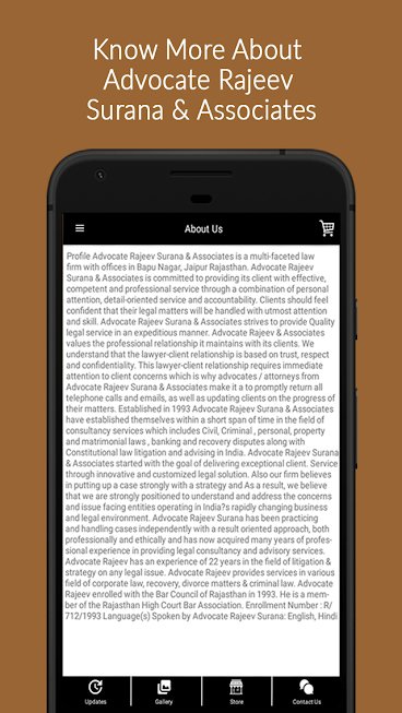 Advocate Rajeev Surana & Associates – Lawyer App.