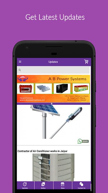 A B Power Systems – Batteries manufacturer App.