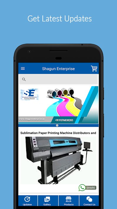 Shagun Enterprise -Digital Fabric Printing machine App.