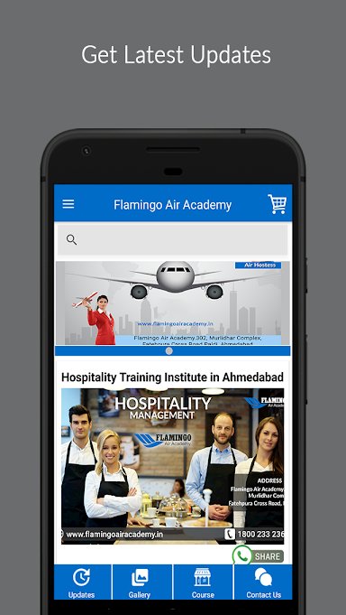 Flamingo Air Academy App.