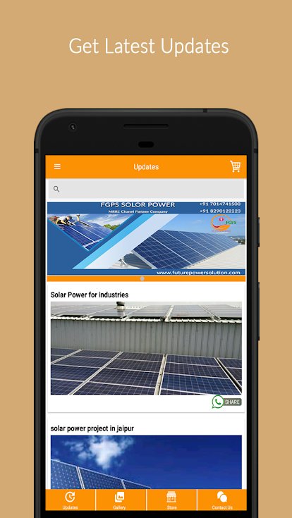 Cover art Future Green Power Solution App.