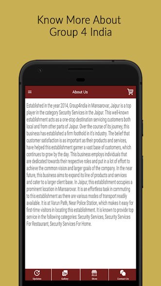 Group 4 India – Security Services App.
