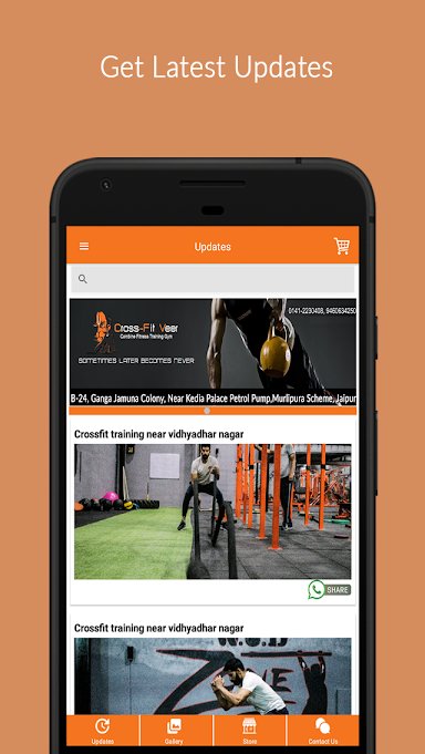 Cross-Fit Veer – Gym App.