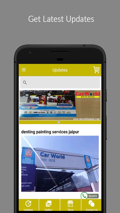 Car World – Multi Car workshop App.