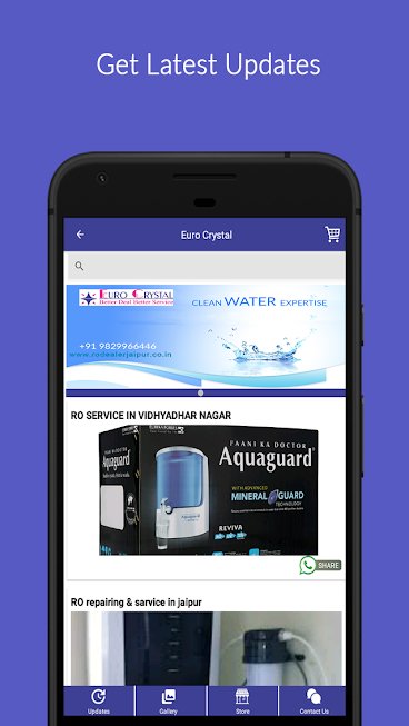 Euro Crystal – RO & Water Purifier Systems App.