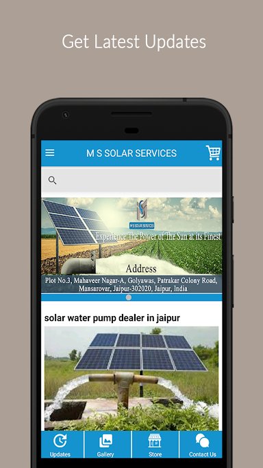 M S Solar services – consulting & service provider App.